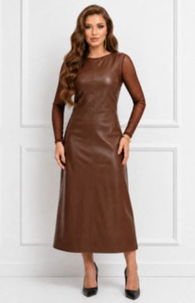 Vestido de Couro